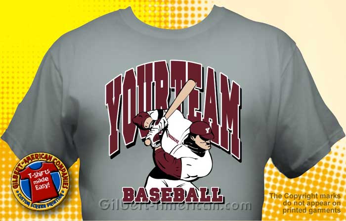 MALT SHOPPE CUSTOM Your Team Baseball Letters Design Shirt 