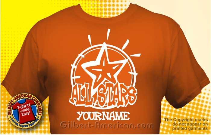 All Star & Allstars Mascot T-Shirt Design Ideas :: School Spirit