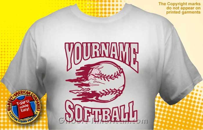 youth softball t shirts