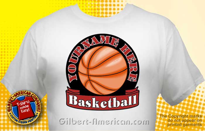 Basketball Team T-Shirt Design Ideas :: School Spirit, FREE Shipping.