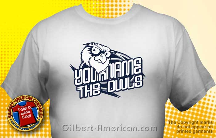 Owl Mascot T-Shirt Design Ideas :: School Spirit, FREE Shipping.