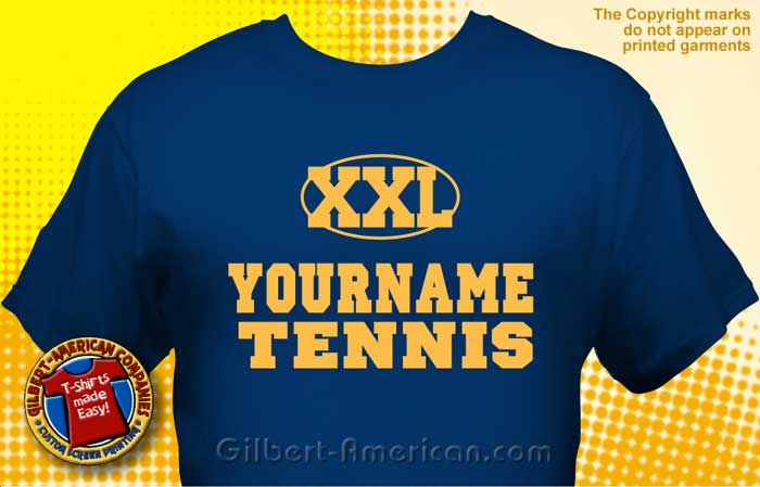 Tennis Team T-Shirt Design Ideas :: School Spirit, FREE Shipping.